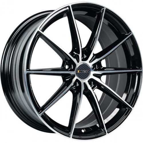 Диск INCH FA8533 8x18 5*114,3 Et:30 Dia:60,1 Gloss Black Machined Face