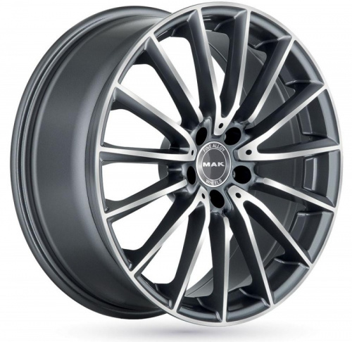 Диск MAK Komet 7,5 x 17 5*112 Et: 48 Dia: 66,6 Gun Metallic Mirror Face