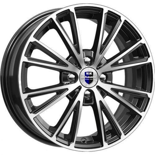 Диск K&K Меандр-оригинал 6 x 15 4*100 Et: 40 Dia: 60,1 алмаз чёрный