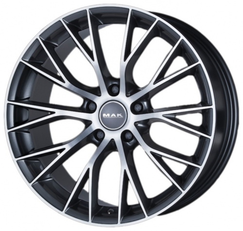 Диск MAK MUNCHEN 8,5 x 19 5*120 Et: 18 Dia: 72,6 Gun Metallic-Mirror Face