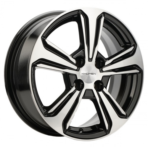 Диск Khomen 1502 6 x 15 4*100 Et: 46 Dia: 54,1 BLACK-FP