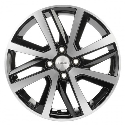 Диск Khomen 1609 6 x 16 4*100 Et: 37 Dia: 60,1 BLACK-FP