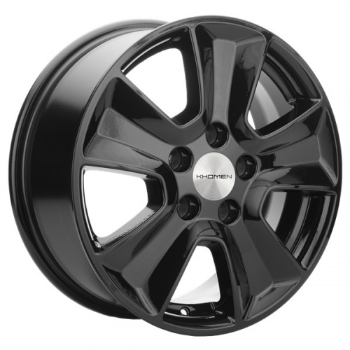 Диск Khomen 1601 6,5 x 16 5*114,3 Et: 50 Dia: 66,1 Black