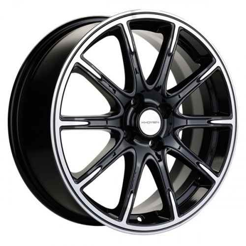 Диск Khomen 1707 6,5 x 17 4*100 Et: 43 Dia: 60,1 Black-FP