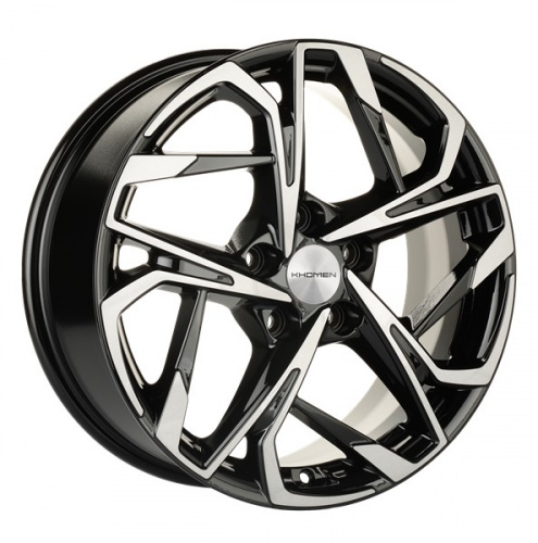Диск Khomen 1716 7x17 5*114,3 Et:48,5 Dia:67,1 Black-FP