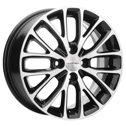 Диск Khomen 1506 6x15 4*100 Et:50 Dia:60,1 Black-FP