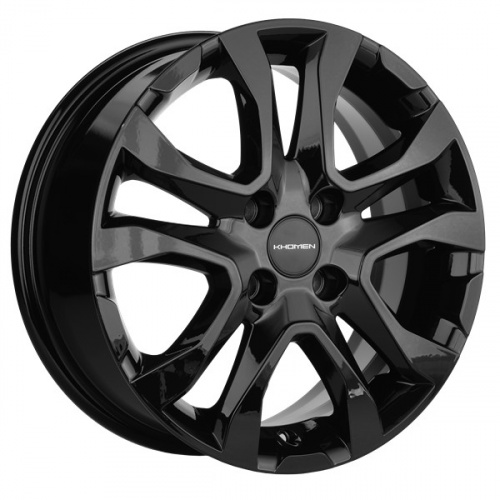Диск Khomen 1503 6x15 4*100 Et:46 Dia:54,1 Black