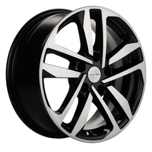 Диск Khomen 1612 6,5x16 5*100 Et:39 Dia:57,1 Black-FP