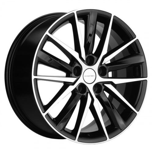 Диск Khomen 1807 8x18 5*112 Et:39 Dia:66,6 Black-FP