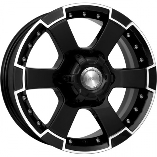 Диск K&K M56 7x16 6*139,7 Et:22 Dia:107,6 алмаз черный