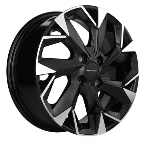 Диск Khomen 1508 6x15 4*100 Et:50 Dia:60,1 Black-FP