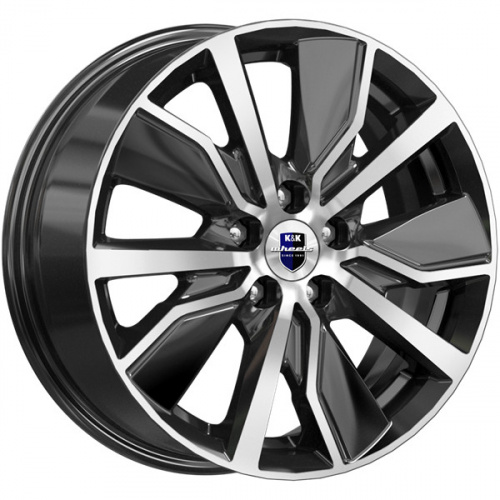 Диск K&K Гамбит 6,5x16 5*114,3 Et:40 Dia:67,1 алмаз чёрный