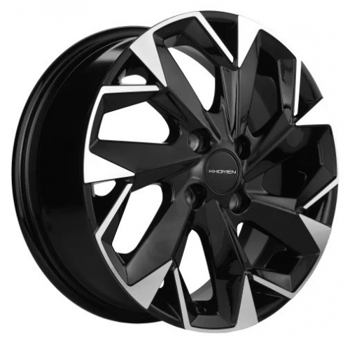 Диск Khomen 1402 5,5x14 4*100 Et:43 Dia:67,1 Black-FP