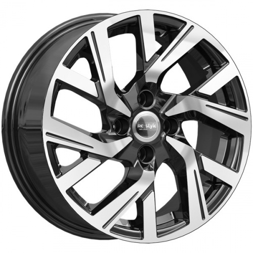 Диск K&K КС1030 6x15 4*100 Et:39 Dia:60,1 алмаз чёрный
