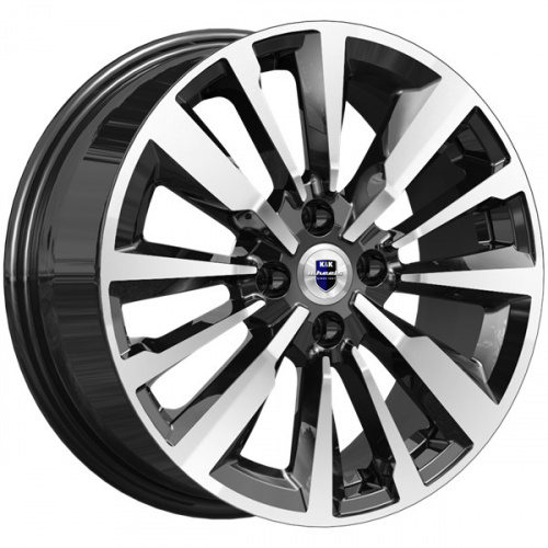 Диск K&K Эрман 6,5x16 4*100 Et:50 Dia:60,1 алмаз чёрный