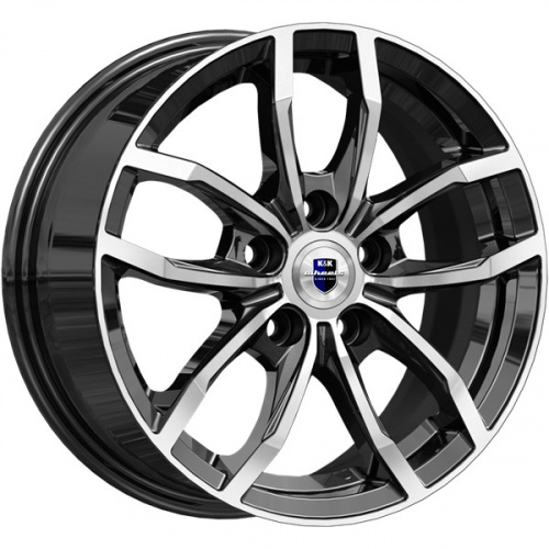 Диск K&K Фрост 6,5x15 5*100 Et:45 Dia:67,1 алмаз чёрный