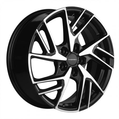 Диск Khomen 1722 6,5x17 5*114,3 Et:46 Dia:67,1 Black-FP