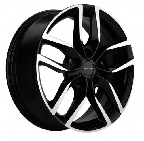 Диск Khomen 1708 6,5x17 5*114,3 Et:49 Dia:67,1 Black-FP