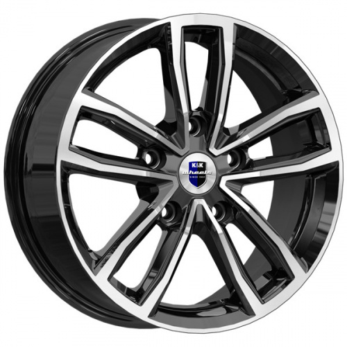 Диск K&K Каланг 6,5x17 5*112 Et:43 Dia:66,6 Алмаз чёрный