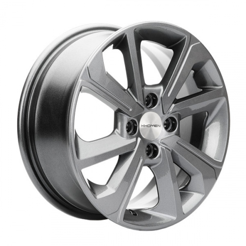 Диск Khomen 1501 6x15 4*100 Et:50 Dia:60,1 Gray
