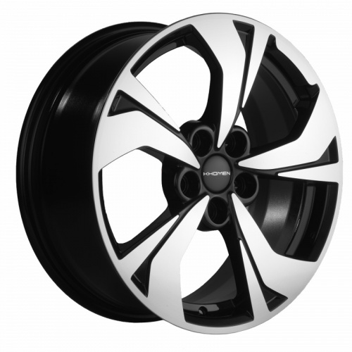 Диск Khomen 1724 7x17 5*114,3 Et:48 Dia:67,1 Black-FP