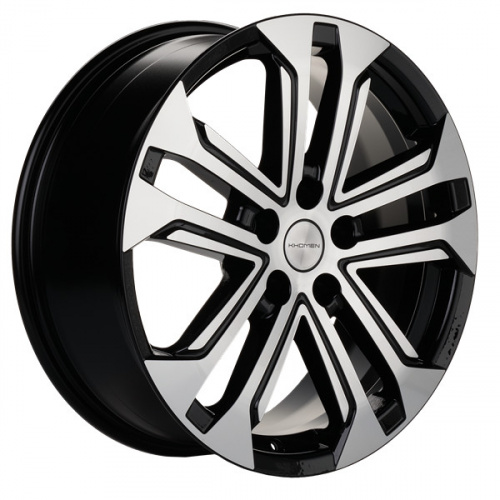 Диск Khomen 1803 7x18 5*114,3 Et:53 Dia:54,1 Black-FP