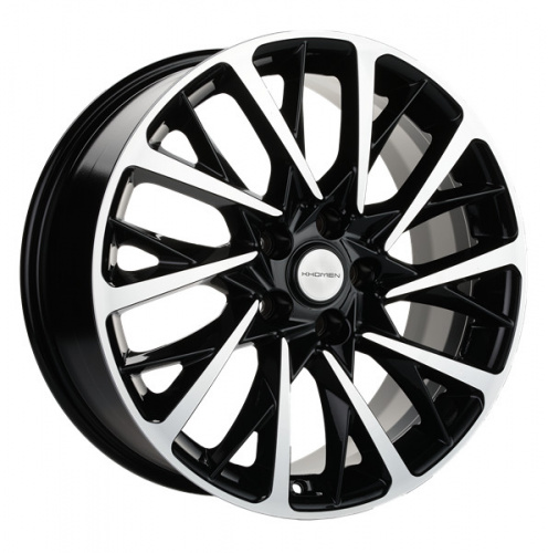 Диск Khomen 1804 7,5x18 5*114,3 Et:50,5 Dia:67,1 BLACK-FP