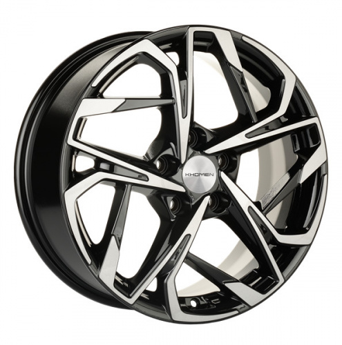Диск Khomen 1716 7x17 5*108 Et:40 Dia:54,1 Black-FP