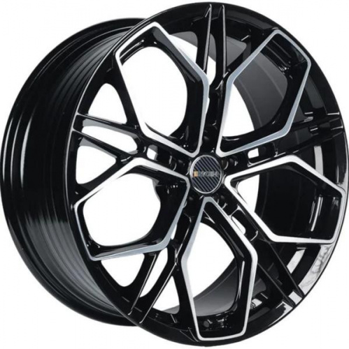Диск INCH FA8534 8x18 5*108 Et:45 Dia:63,4 Gloss Black Machined Face