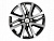Диск Khomen 1609 6 x 16 4*100 Et: 50 Dia: 60,1 BLACK-FP