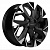 Диск Khomen 1508 6x15 4*100 Et:46 Dia:54,1 Black-FP