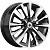Диск K&K Эрман 6,5x16 4*100 Et:37 Dia:60,1 алмаз чёрный