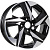 Диск KDW KD1520 6x15 4*100 Et:46 Dia:54,1 Black Front Polished