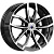 Диск K&K Фрост 6,5x15 5*100 Et:45 Dia:67,1 алмаз чёрный