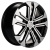 Диск Khomen 1803 7x18 5*114,3 Et:53 Dia:54,1 Black-FP