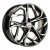 Диск Khomen 1716 7x17 5*108 Et:40 Dia:54,1 Black-FP