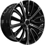 Диск PDW 5241 9,5x19 5*112 Et:33 Dia:66,6 Gloss Black Machine Face