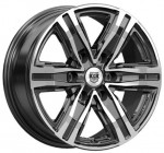 Диск K&K R8 (КС1174) 7,5x17 6*114,3 Et:30 Dia:66,1 алмаз черный