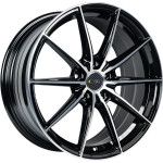 Диск INCH FA8533 8x18 5*112 Et:38 Dia:66,6 Gloss Black Machined Face