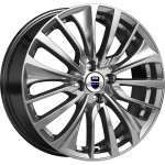 Диск K&K Flanker 6,5 x 17 4*100 Et: 43 Dia: 60,1 дарк платинум