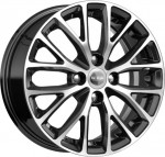 Диск K&K KC782 6 x 15 4*100 Et: 48 Dia: 54,1 Алмаз-черный
