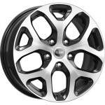 Диск K&K KC869 6,5 x 16 4*100 Et: 50 Dia: 60,1 алмаз черный