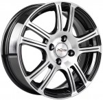Диск X'trike X-105 6 x 15 4*98 Et: 35 Dia: 58,5 BK/FP