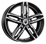 Диск K&K Sayan 6 x 16 5*112 Et: 48 Dia: 57,1 алмаз черный