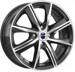 Диск K&K Арнар КС890 6 x 15 4*100 Et: 46 Dia: 54,1 алмаз чёрный