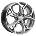 Диск Khomen 1702 7 x 17 5*114,3 Et: 45 Dia: 60,1 GRAY-FP