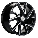 Диск Khomen 1714 7 x 17 5*114,3 Et: 45 Dia: 66,1 Black-FP