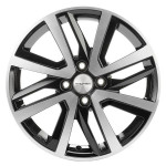 Диск Khomen 1609 6 x 16 4*100 Et: 37 Dia: 60,1 BLACK-FP