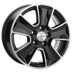 Диск Khomen 1601 6,5 x 16 5*114,3 Et: 50 Dia: 67,1 Black-FP