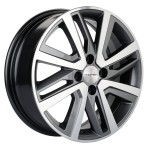 Диск Khomen 1609 6 x 16 4*100 Et: 48 Dia: 54,1 GRAY-FP